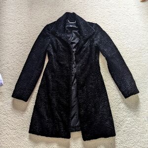 White House Black Market Winter Furry Coat